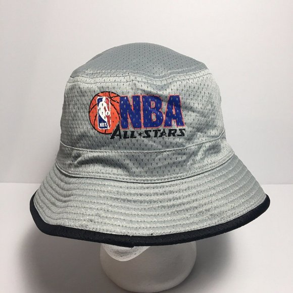 NBA All Star Weekend Bucket Hat Mitchell & Ness Reversible 1998 New York - Picture 7 of 11